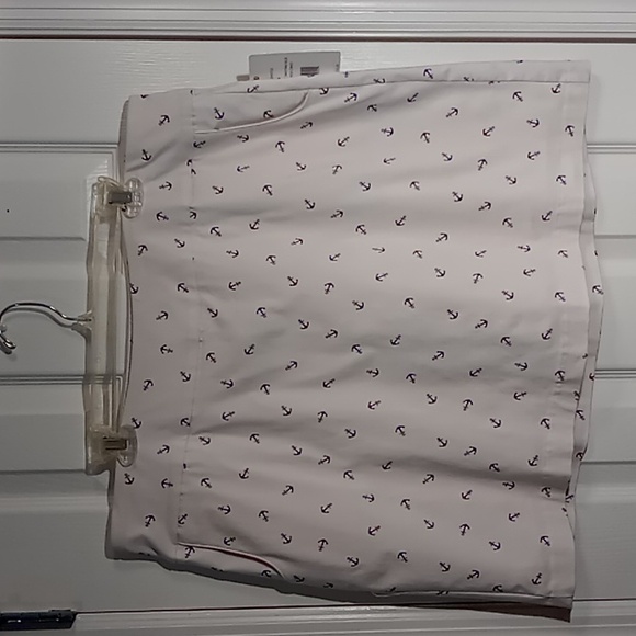 Zac & Rachel Pants - NWT Zac & Rachel Women's Golf Skort White/Navy Anchors Size 18W 2 Pocket